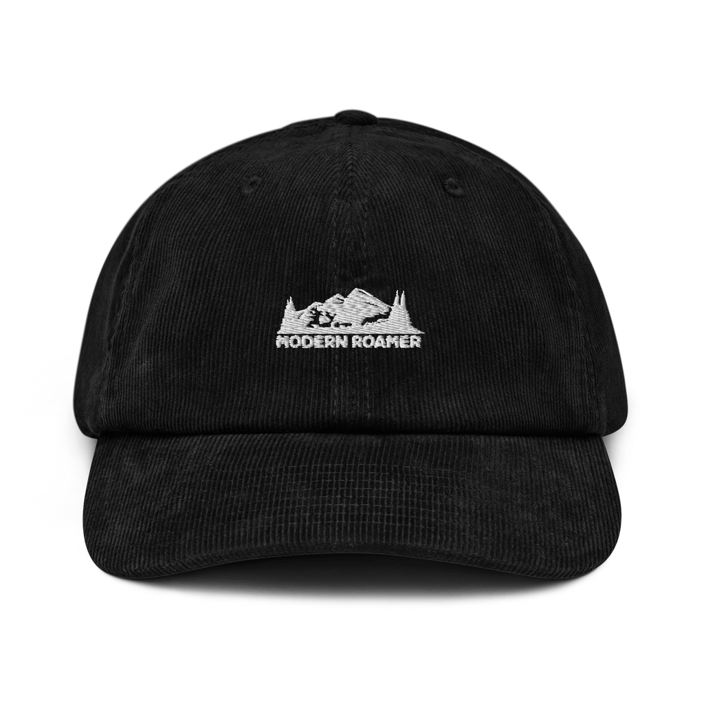 Half Dome Corduroy Hat - Black